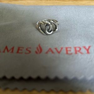James Avery Linked Hearts Ring